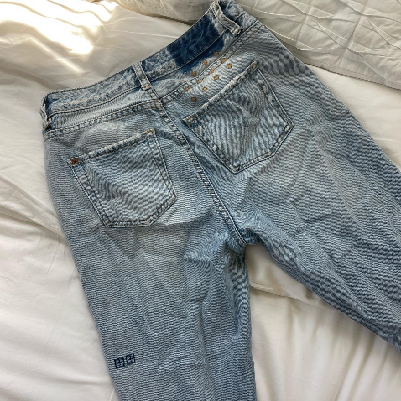 Light wash denim straight leg ksubi jeans. They have... Depop