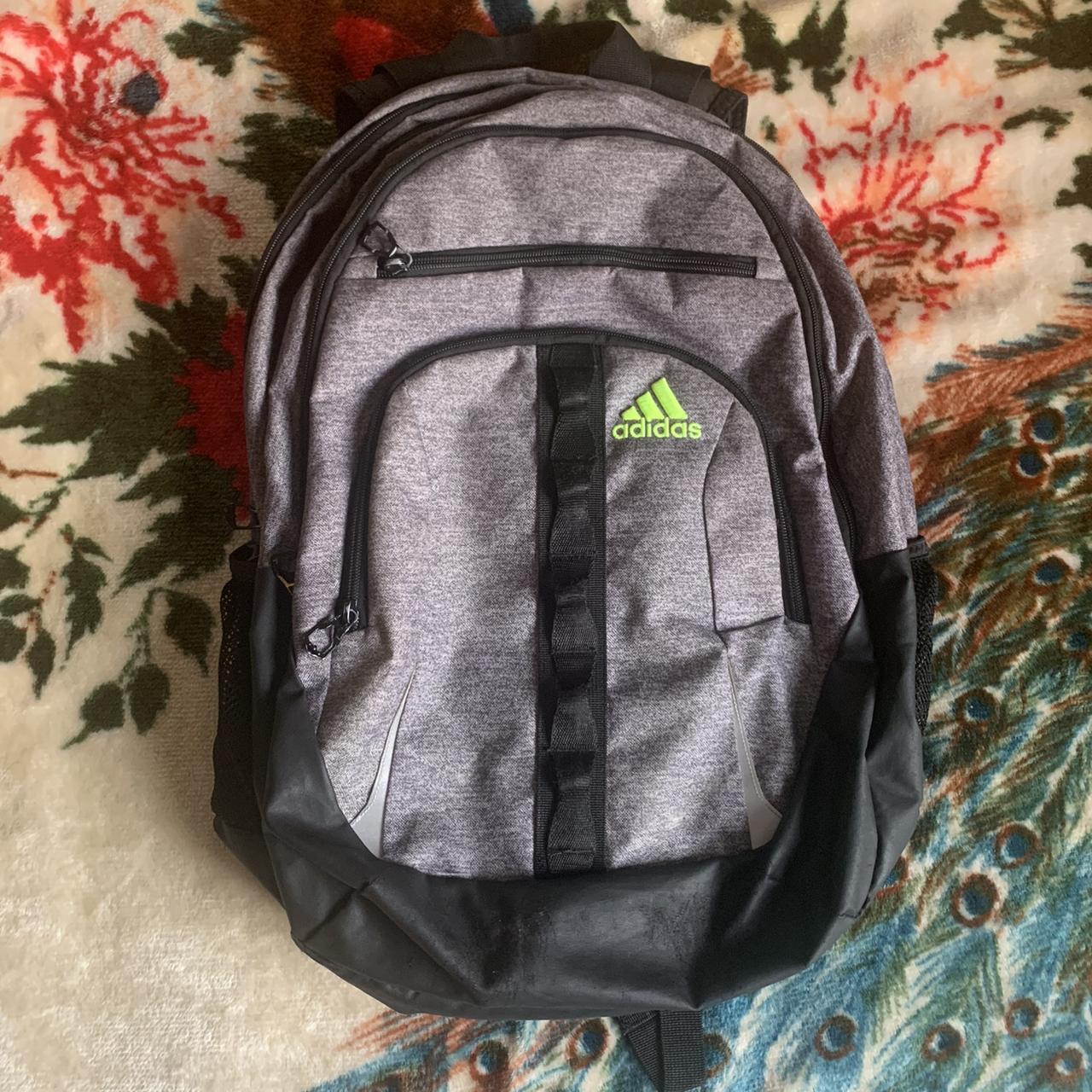 🚨FREE SHIPPING🚨 Adidas Backpack w/ Neon Details... - Depop