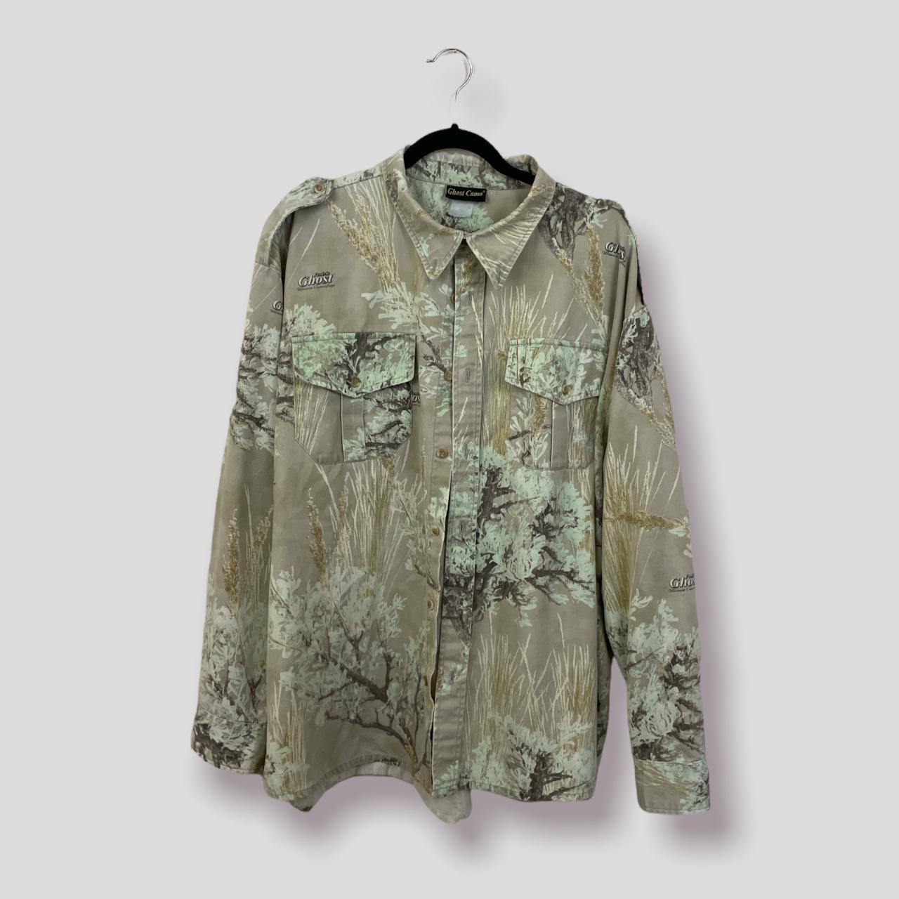 Vintage Prairie Ghost Camo Hunting Flannel super... - Depop