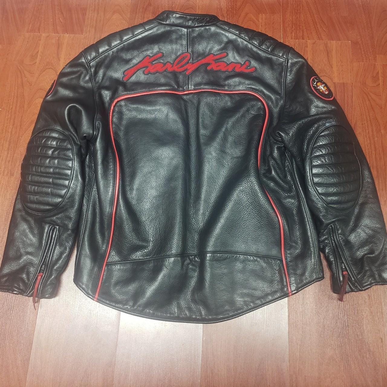 Vintage 'RARE' Karl Kani Racing Team Leather Jacket...