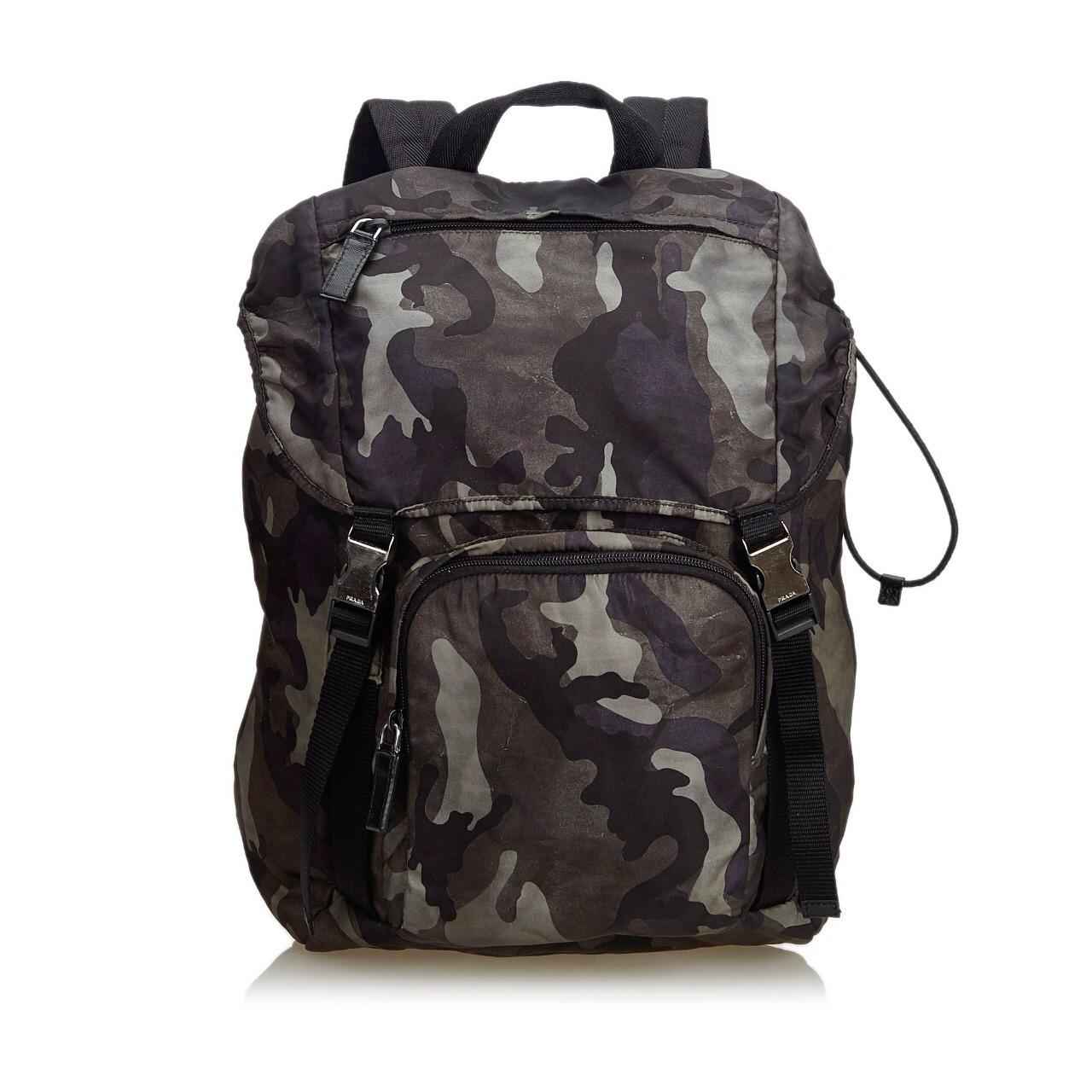 Prada Nylon Camouflage Backpack This backpack Depop