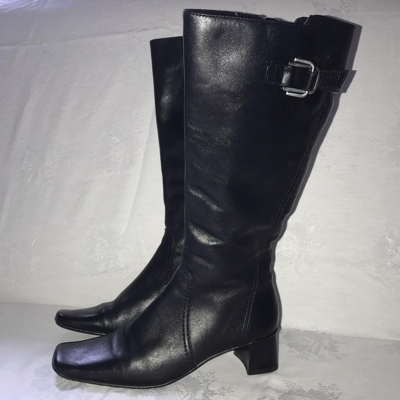 90s square sale toe boots