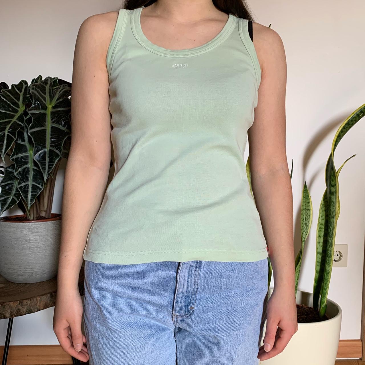Esprit Women's Green Vest Depop