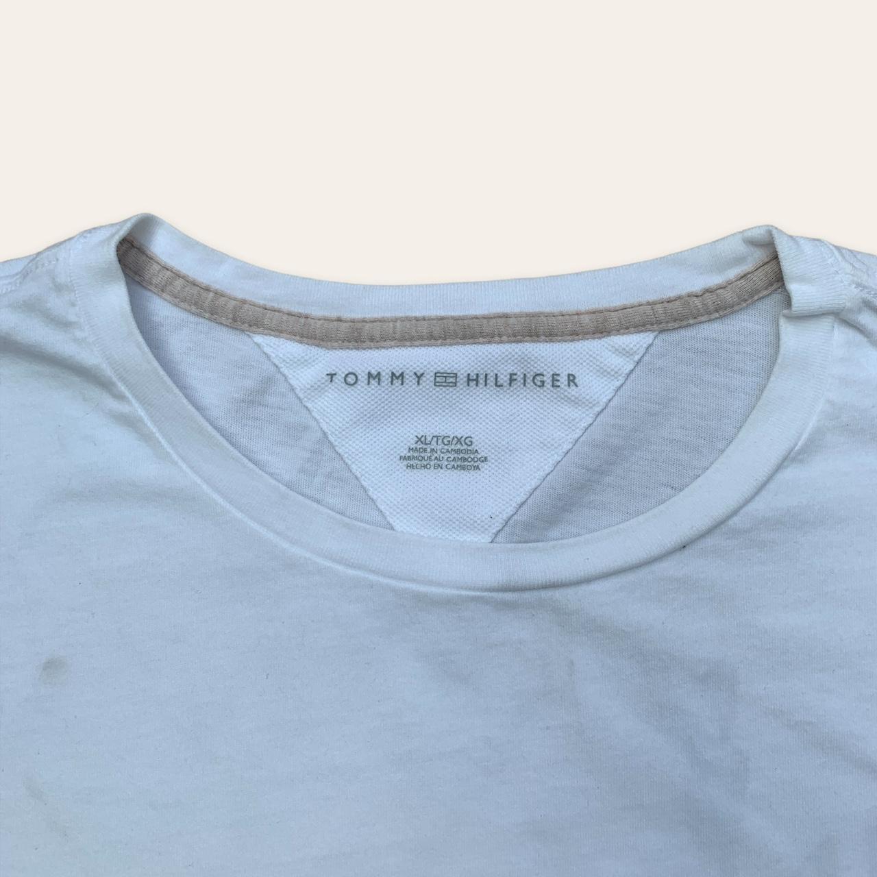 Vintage White minimalistic Tommy Hilfiger... - Depop