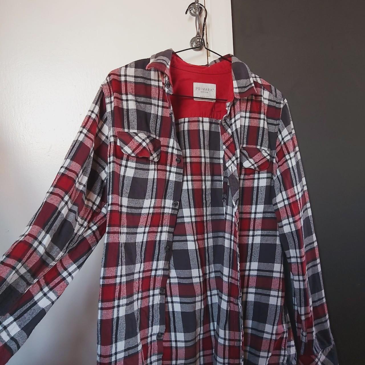 🤍 Primark flannel shirt 🤍 Vintage-style flannel... - Depop