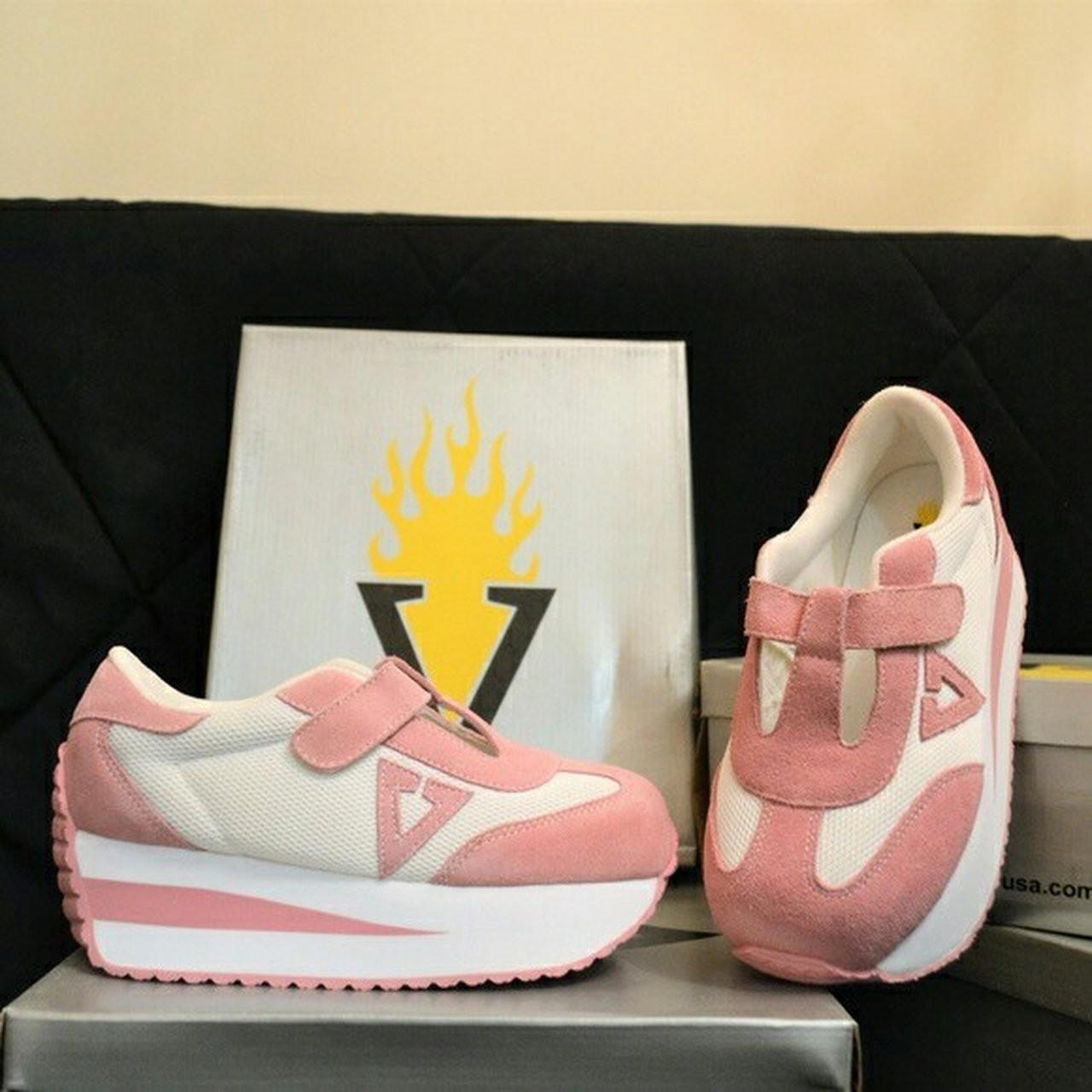 Product Image 2 - VOLATILE Competition Pink/White Platform Shoes