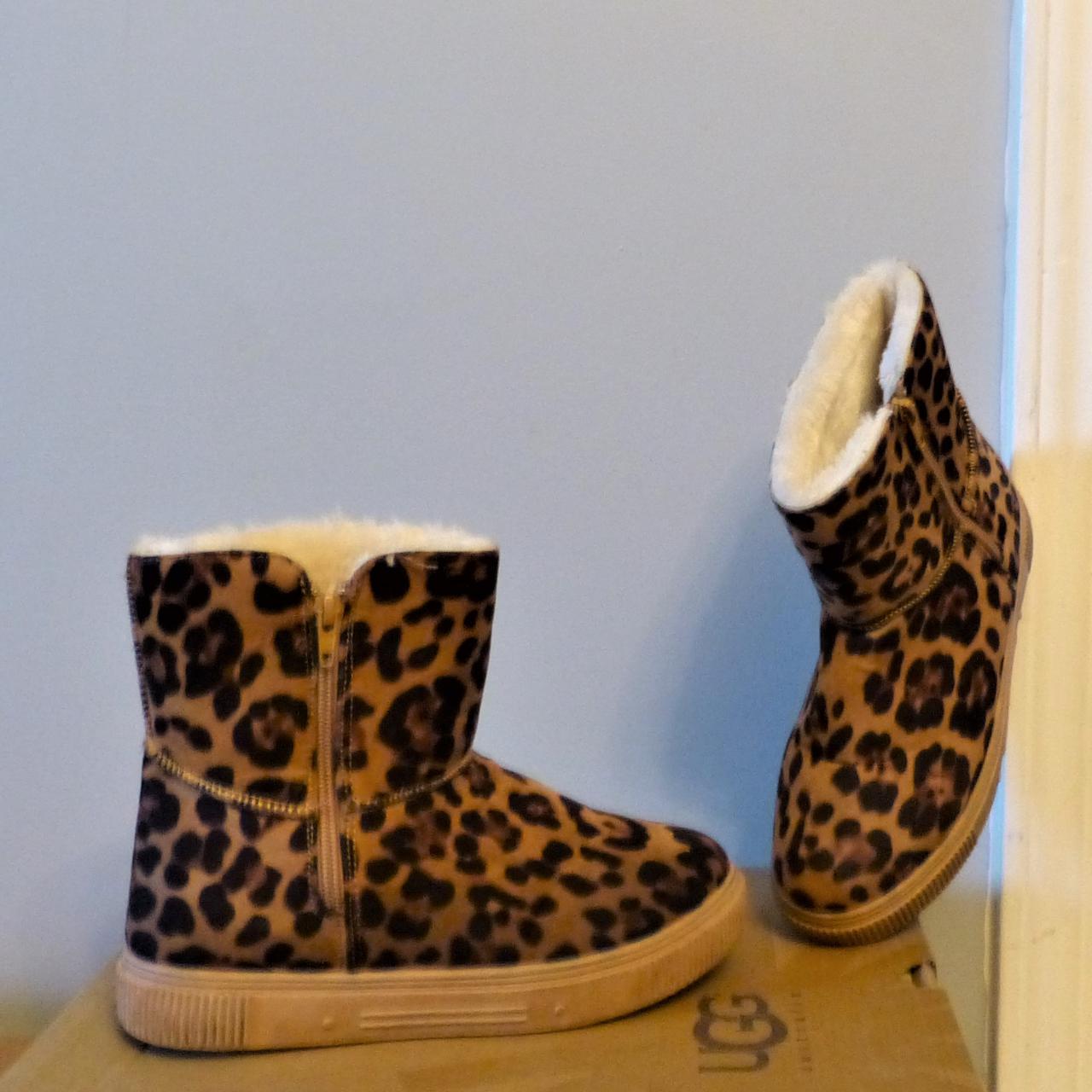 Product Image 1 - BAMBOO Brown/Tan Leopard Faux Suede