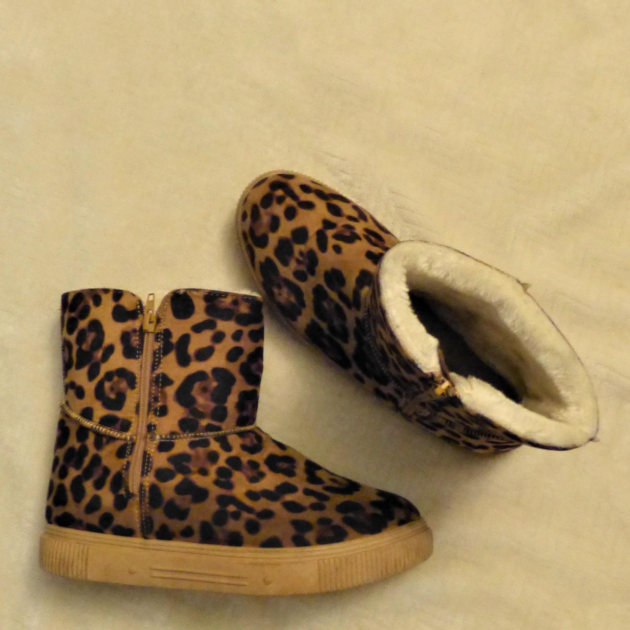 Product Image 4 - BAMBOO Brown/Tan Leopard Faux Suede