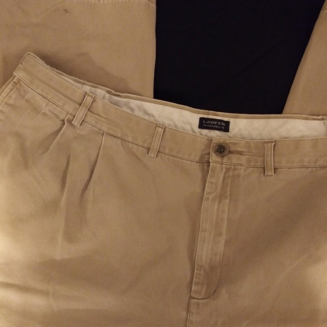 lands end mens khaki pants