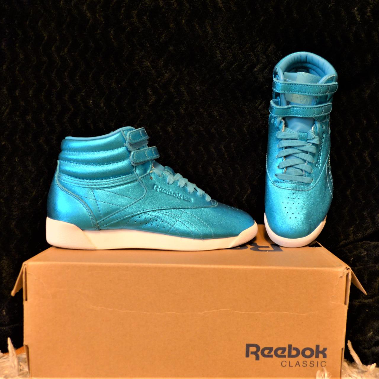 Metallic reebok best sale high top