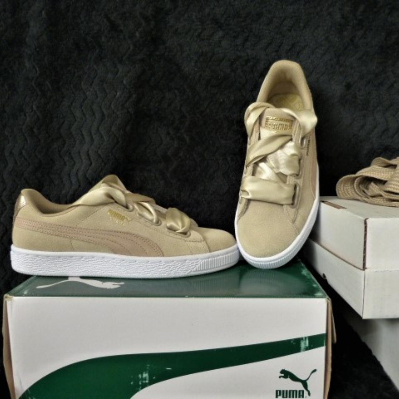 puma cream shoes