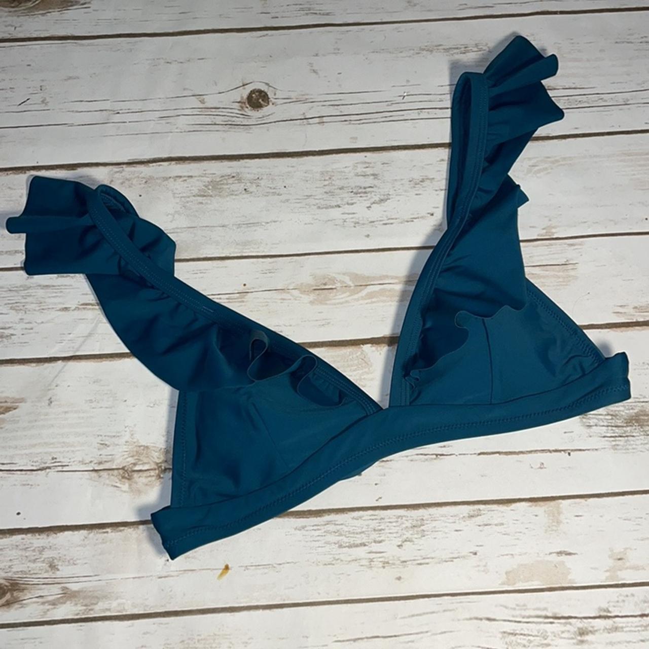 Cupshe Women's Blue and Green Bikiniandtankinitops Depop