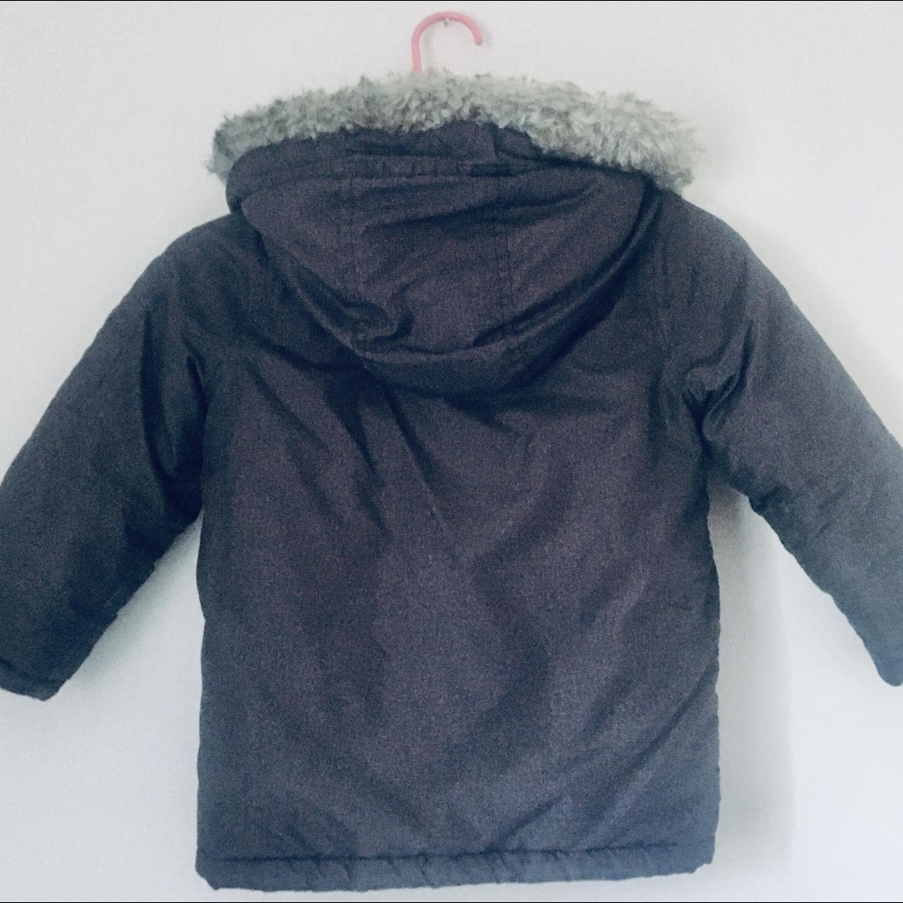 Oshkosh Boys size 5, winter jacket with sherpa lined... - Depop