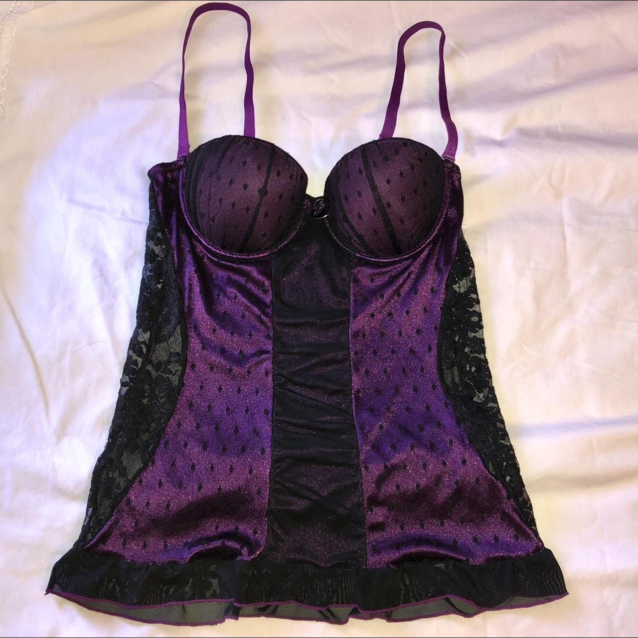 Purple PlayBoy lingerie💜 US size Small Lace on... - Depop