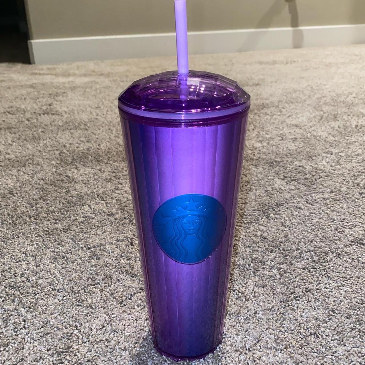 Starbucks Venti Purple Kaleidoscope Cold Cup - Depop