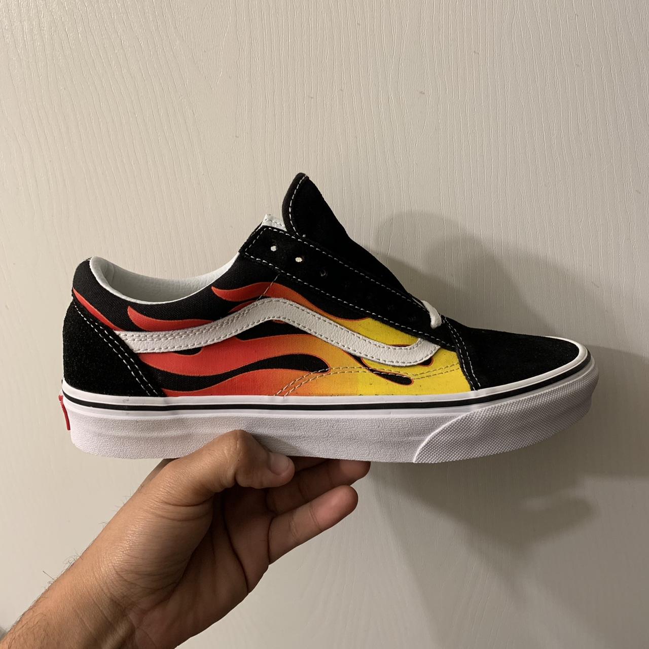 Vans best sale shoes fire