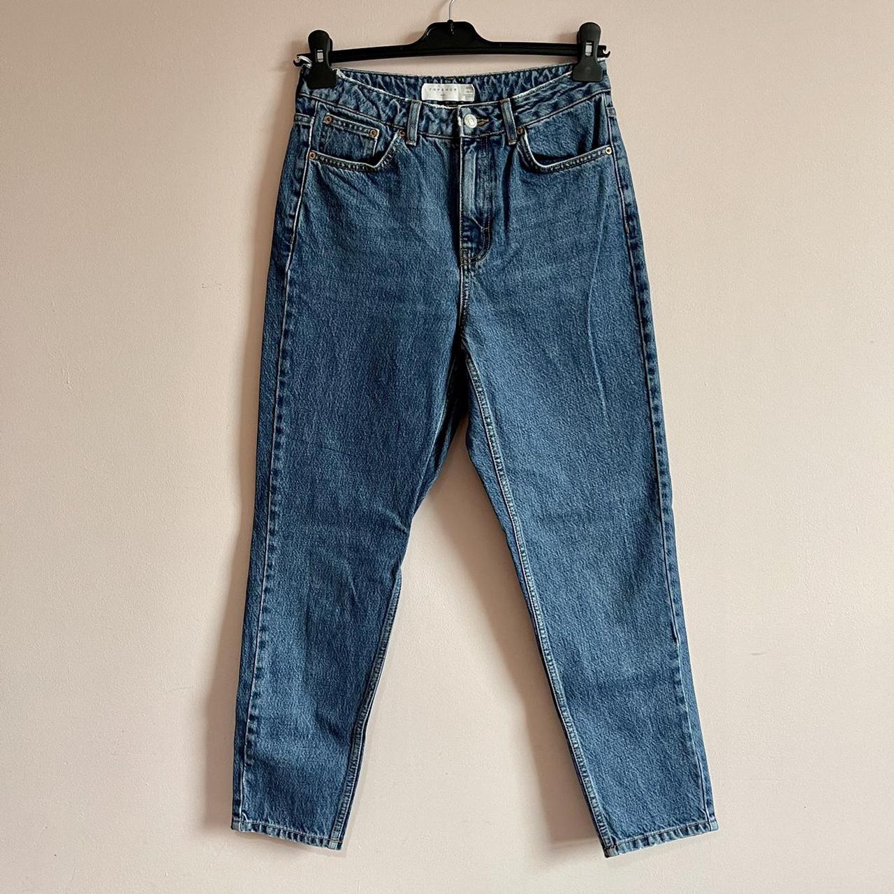 A classic pair of stonewash Topshop Mom jeans uk... - Depop