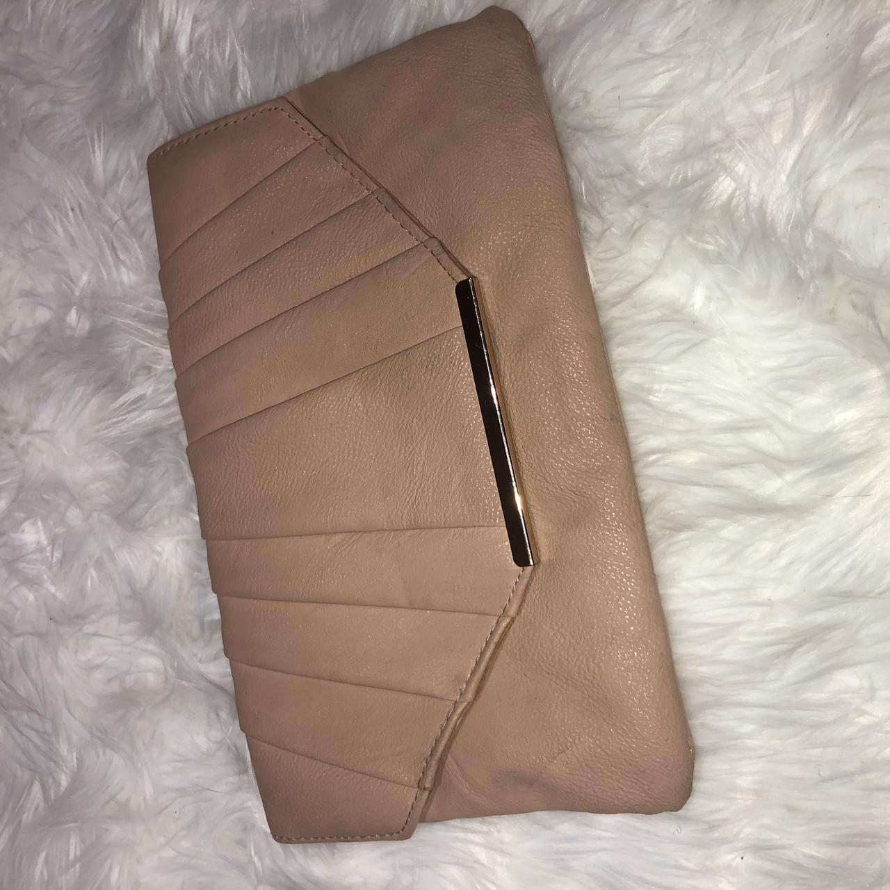 New look discount nude clutch bag