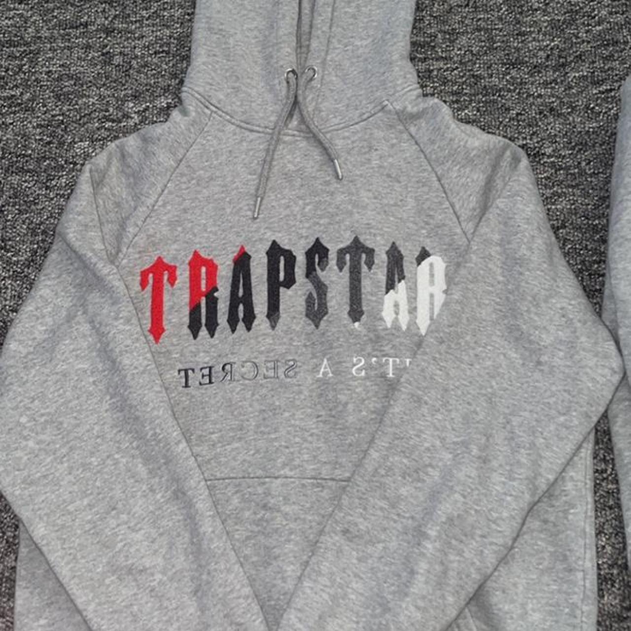 Trapstar Tracksuit Grey / Red