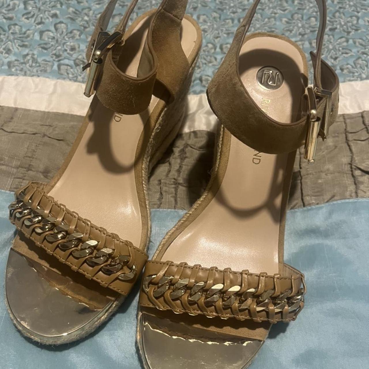 River Island tan Wedges Size 5 Stunning PAYPAL-... - Depop