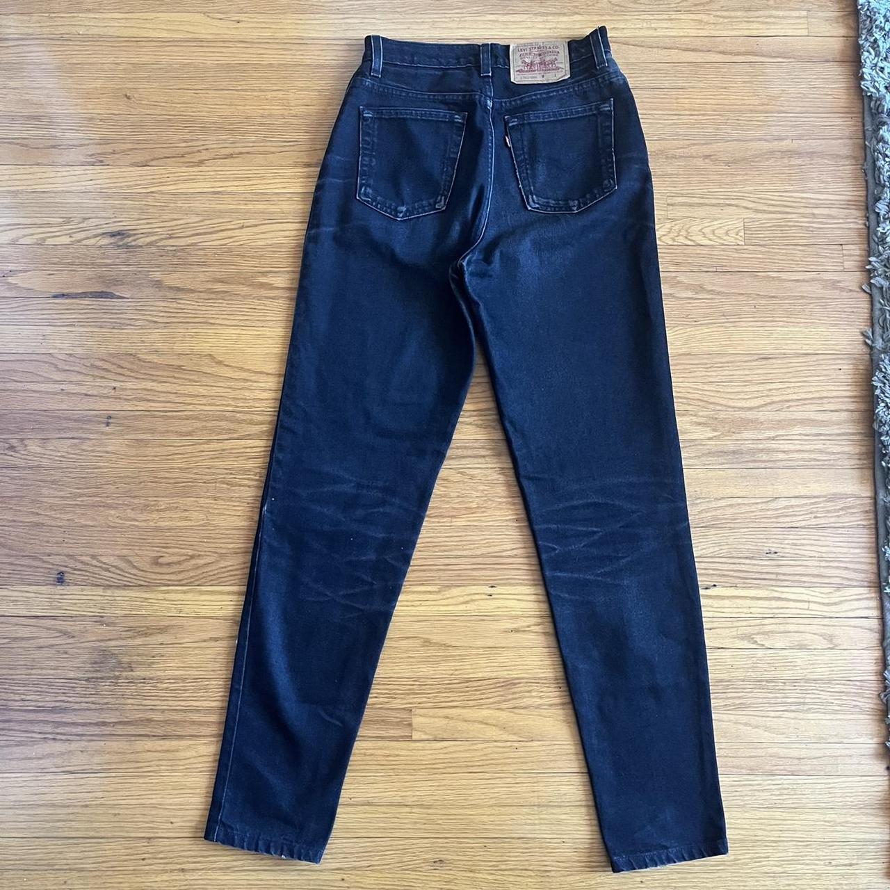 Vintage Levi’s 512 Tapered Leg Slim Fit Dark Wash... - Depop