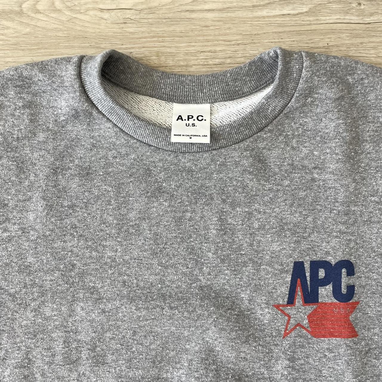 APC USA Mens shops Crewneck Sweatshirt