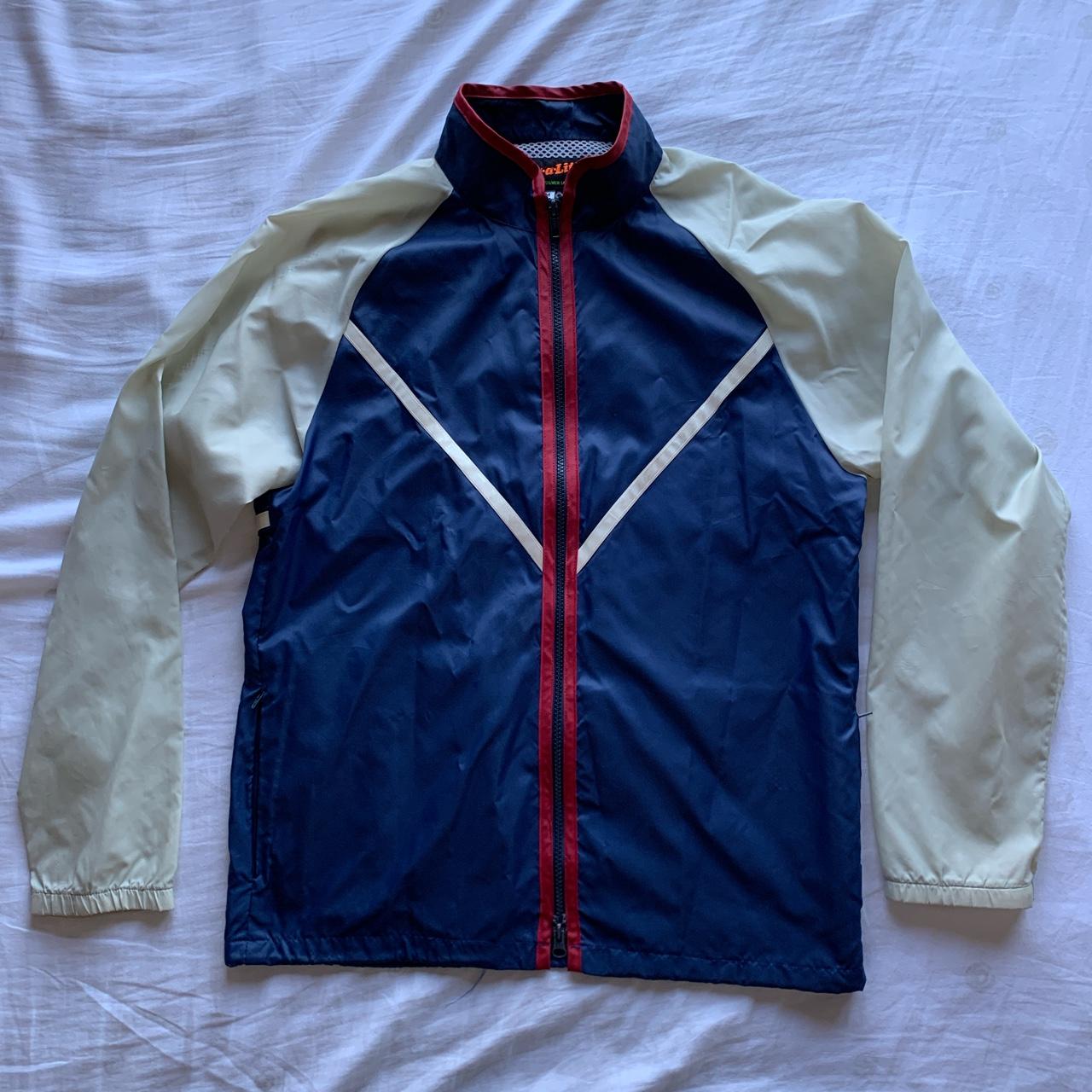 Palace Men's Grey and Navy | Depop