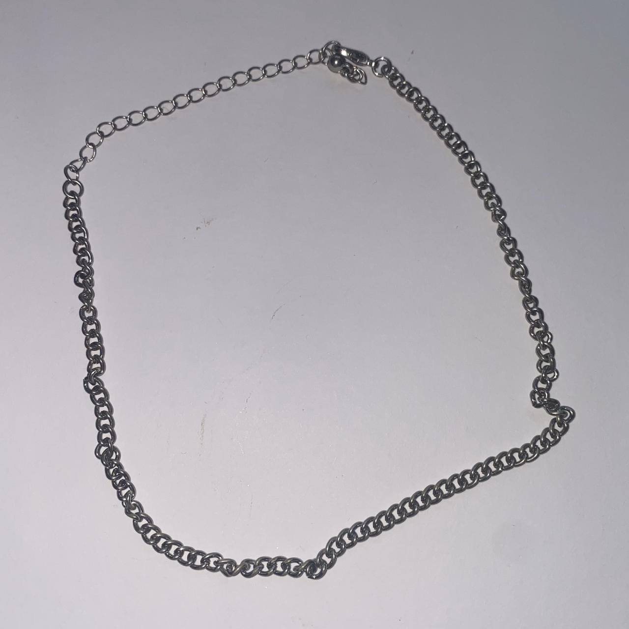Plain silver chain silverchain silver necklace depop
