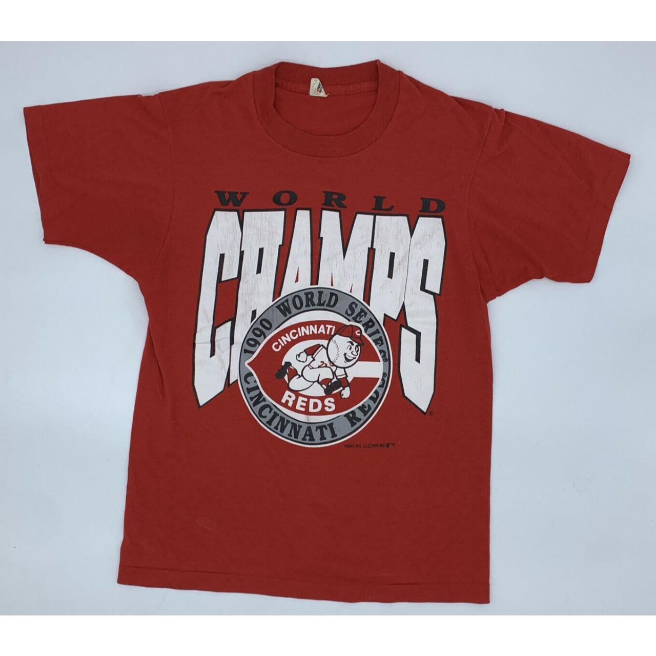 Vintage Cincinnati Reds 1990 World Series Shirt Size Small