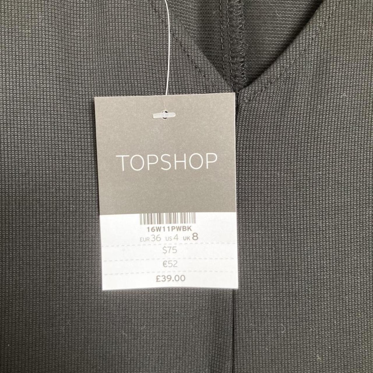 Topshop Women's Black Dungarees-overalls (3)