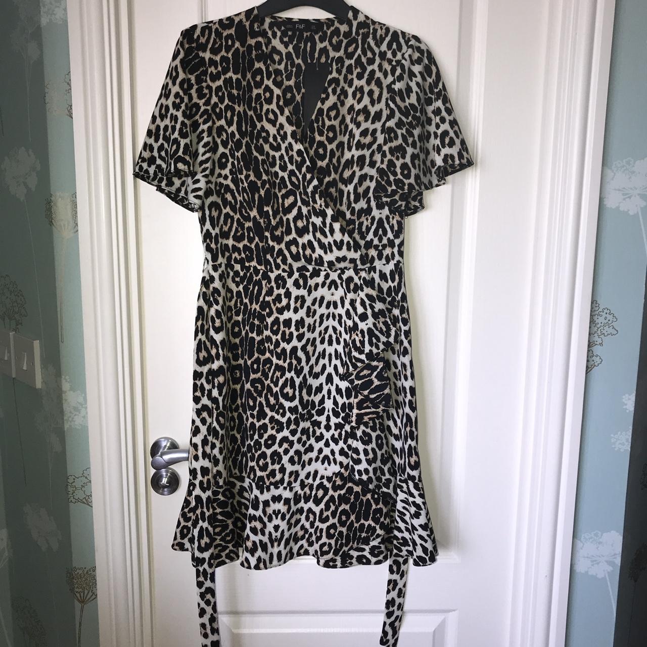 Leopard print clearance dress f&f