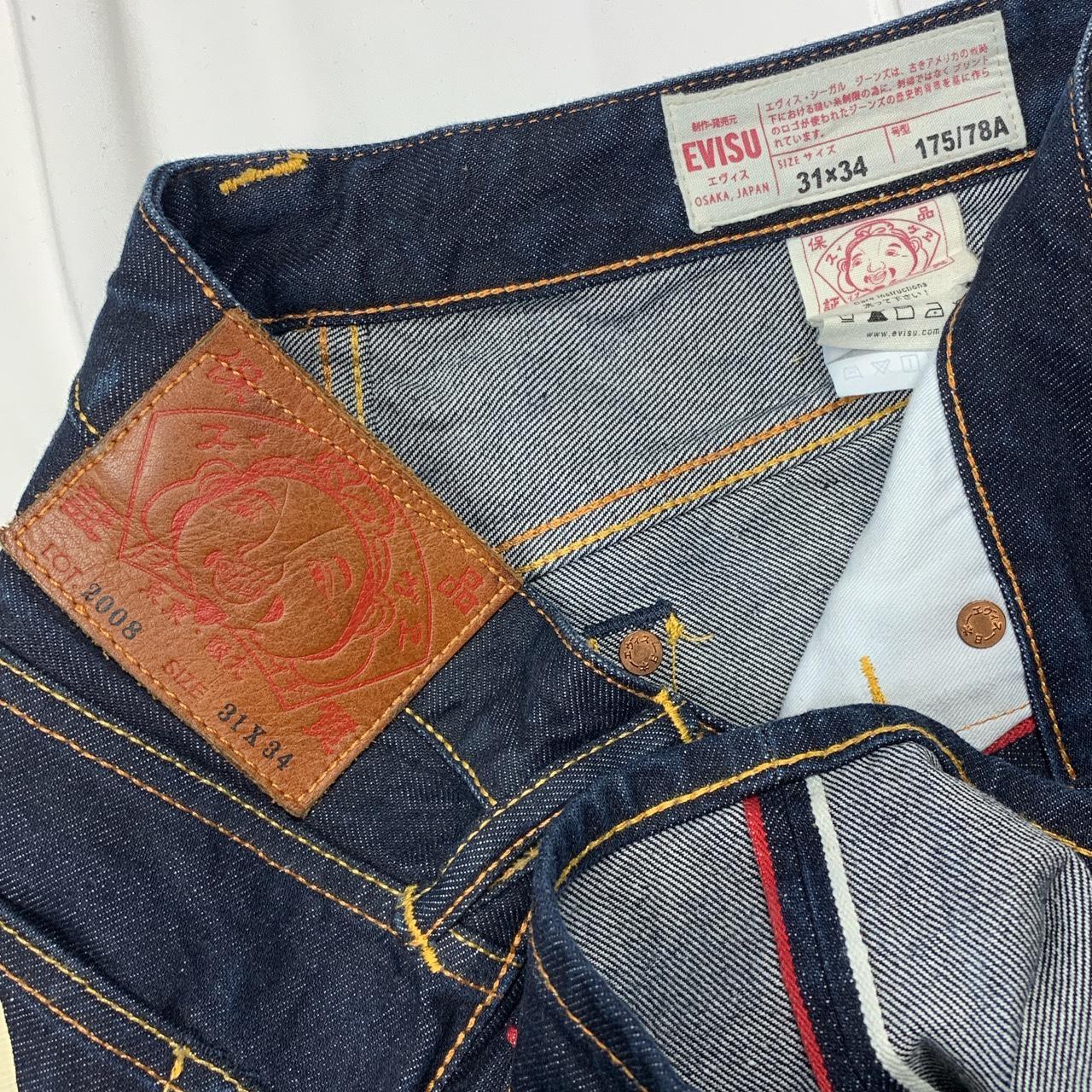 Authentic Evisu Multi Pocket Japanese Selvedge Denim... - Depop