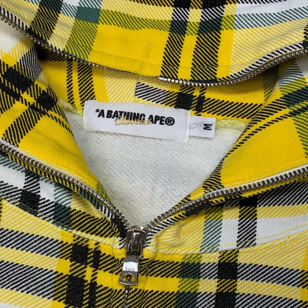 Plaid bape outlet hoodie