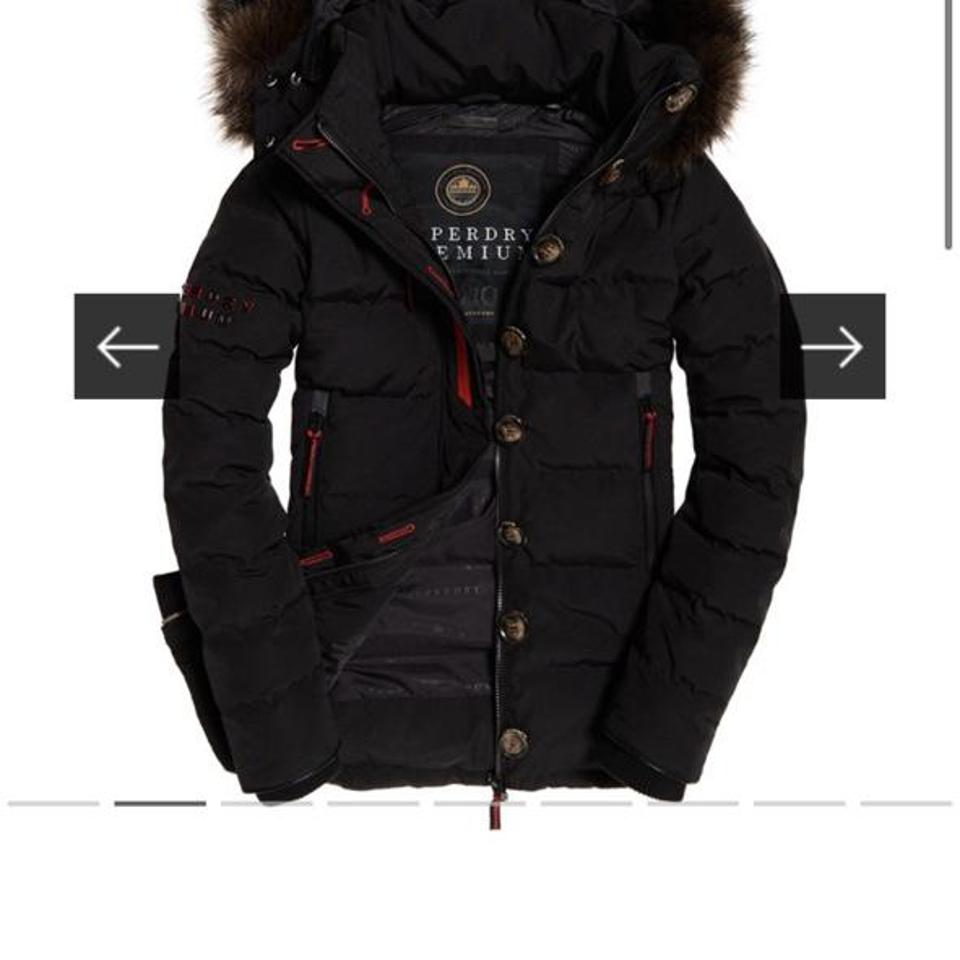 premium down trophy jacket superdry