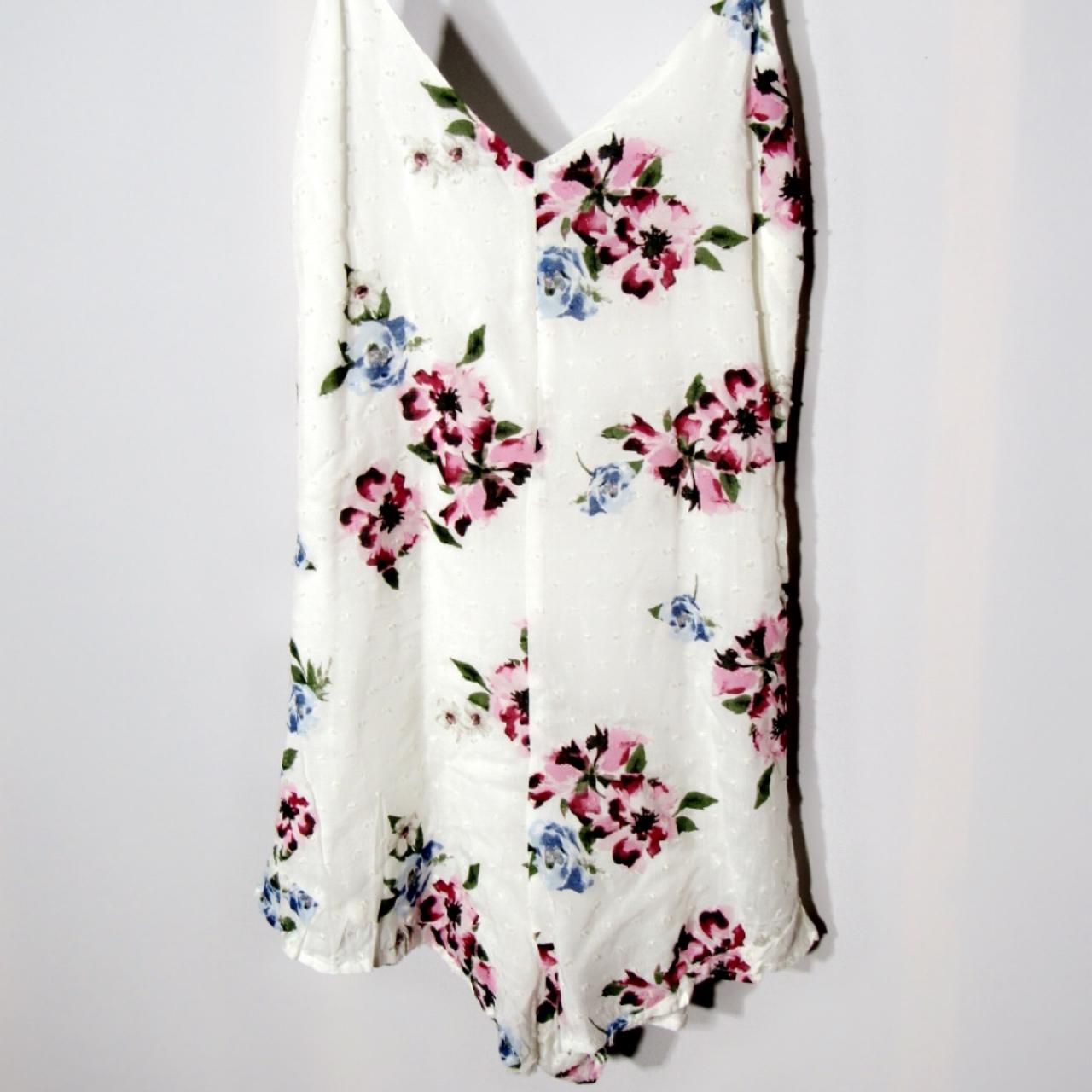 kendall and kylie white floral romper