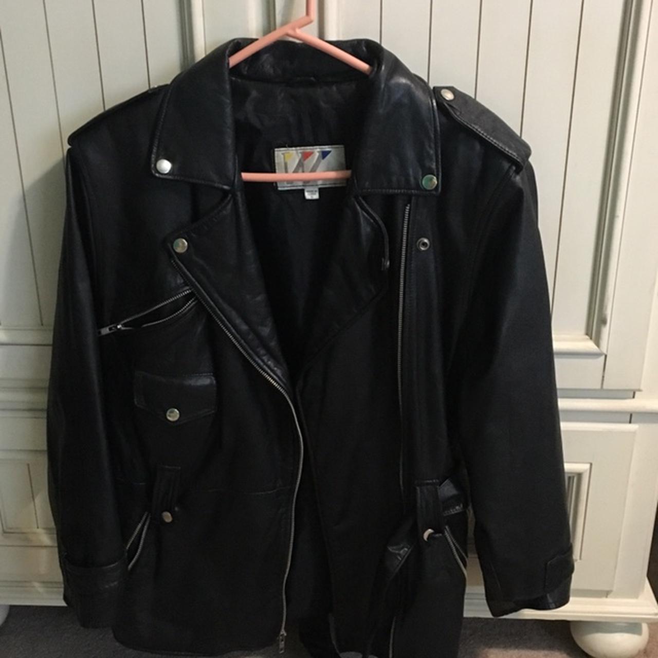 Men's Black and Silver Jacket | Depop