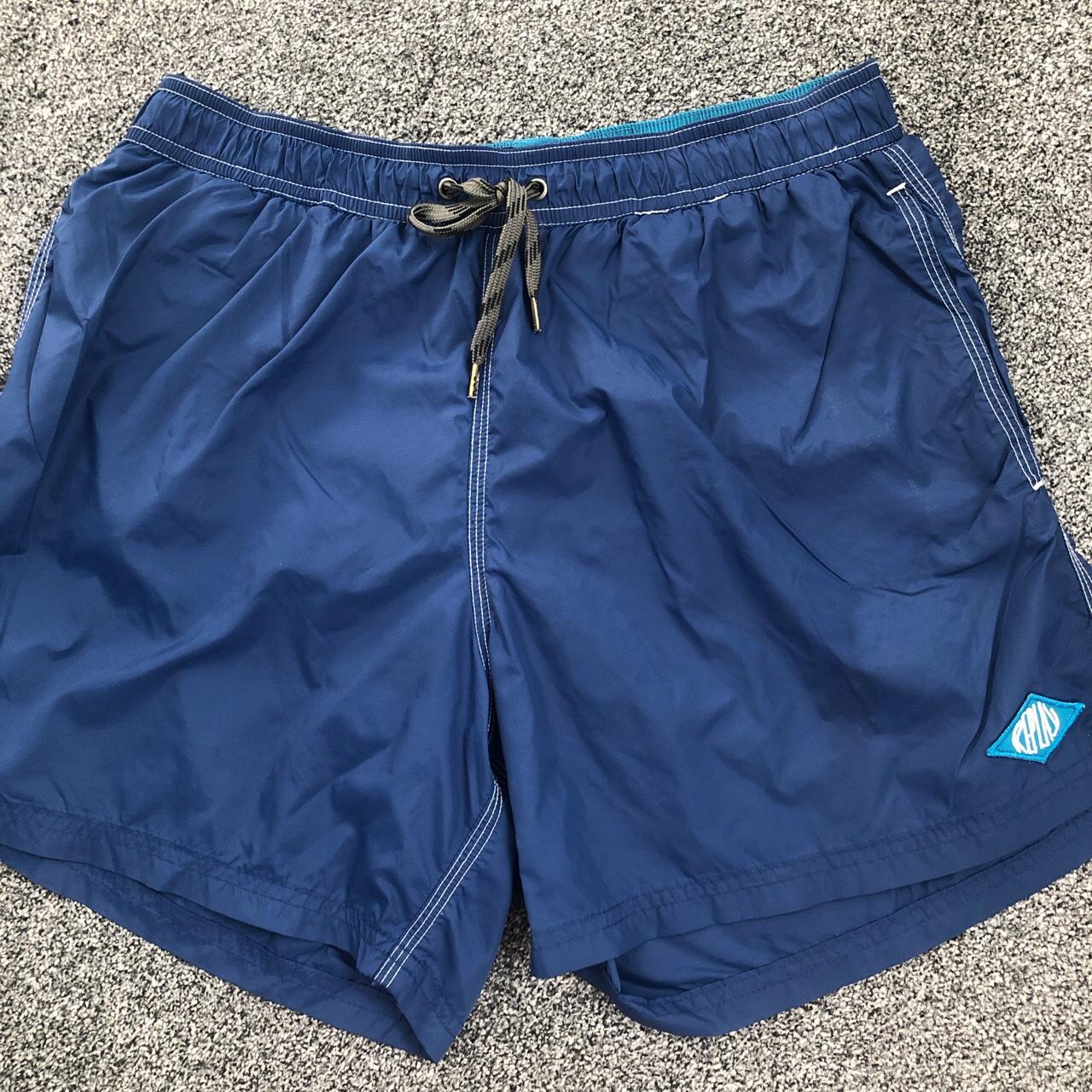 Replay swim shorts in Navy. Size Large, condition... - Depop