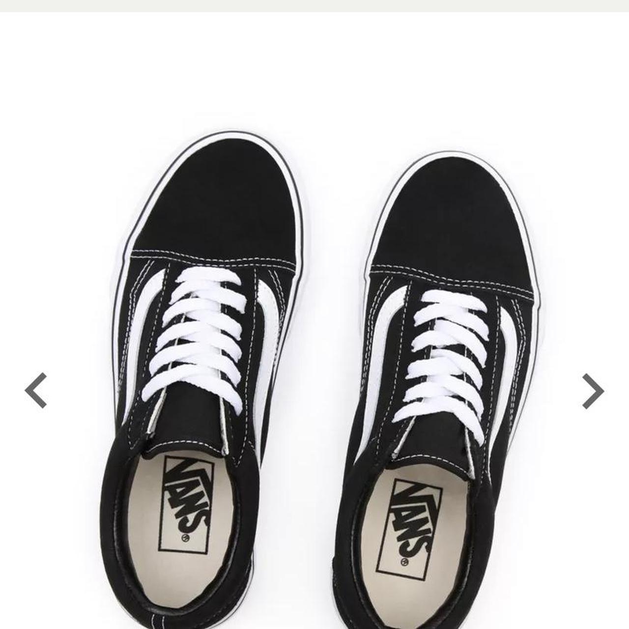 Vans old skool black hot sale and white size 5