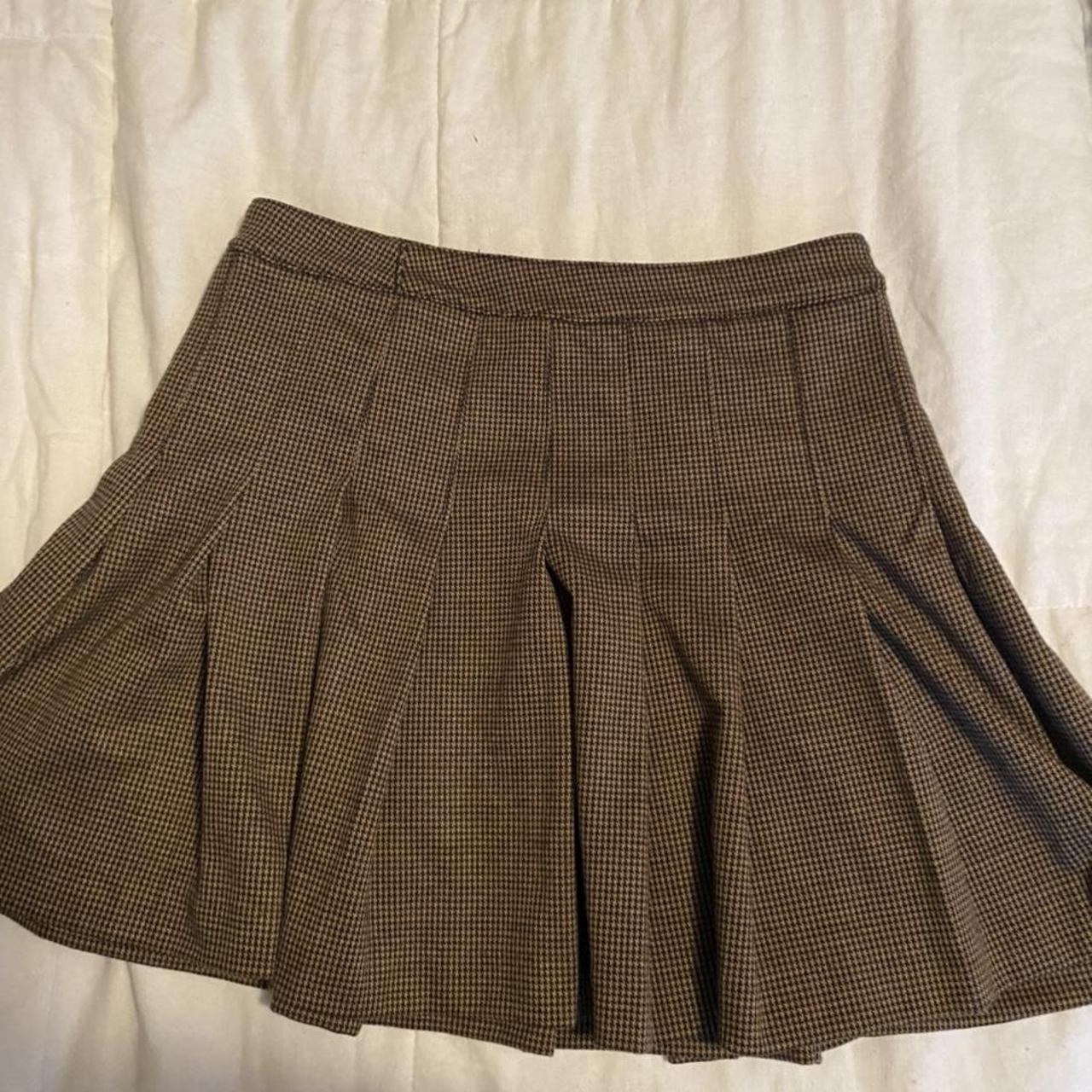 houndstooth tennis skirt