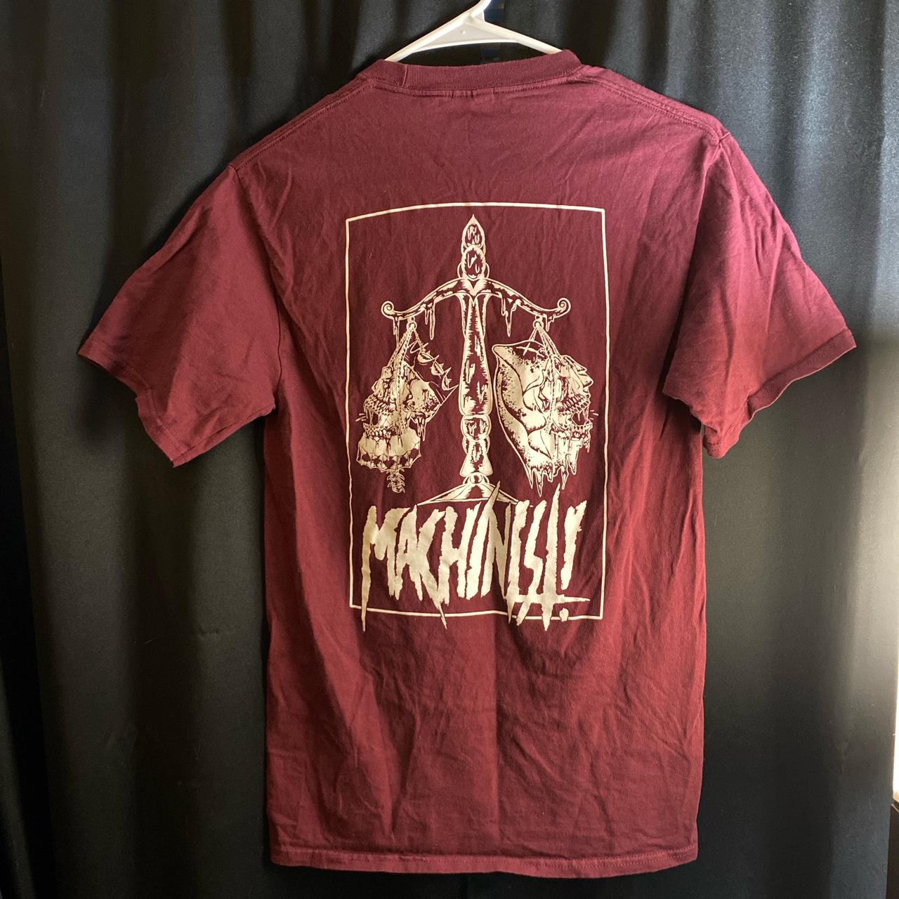 Men's Burgundy T-shirt | Depop