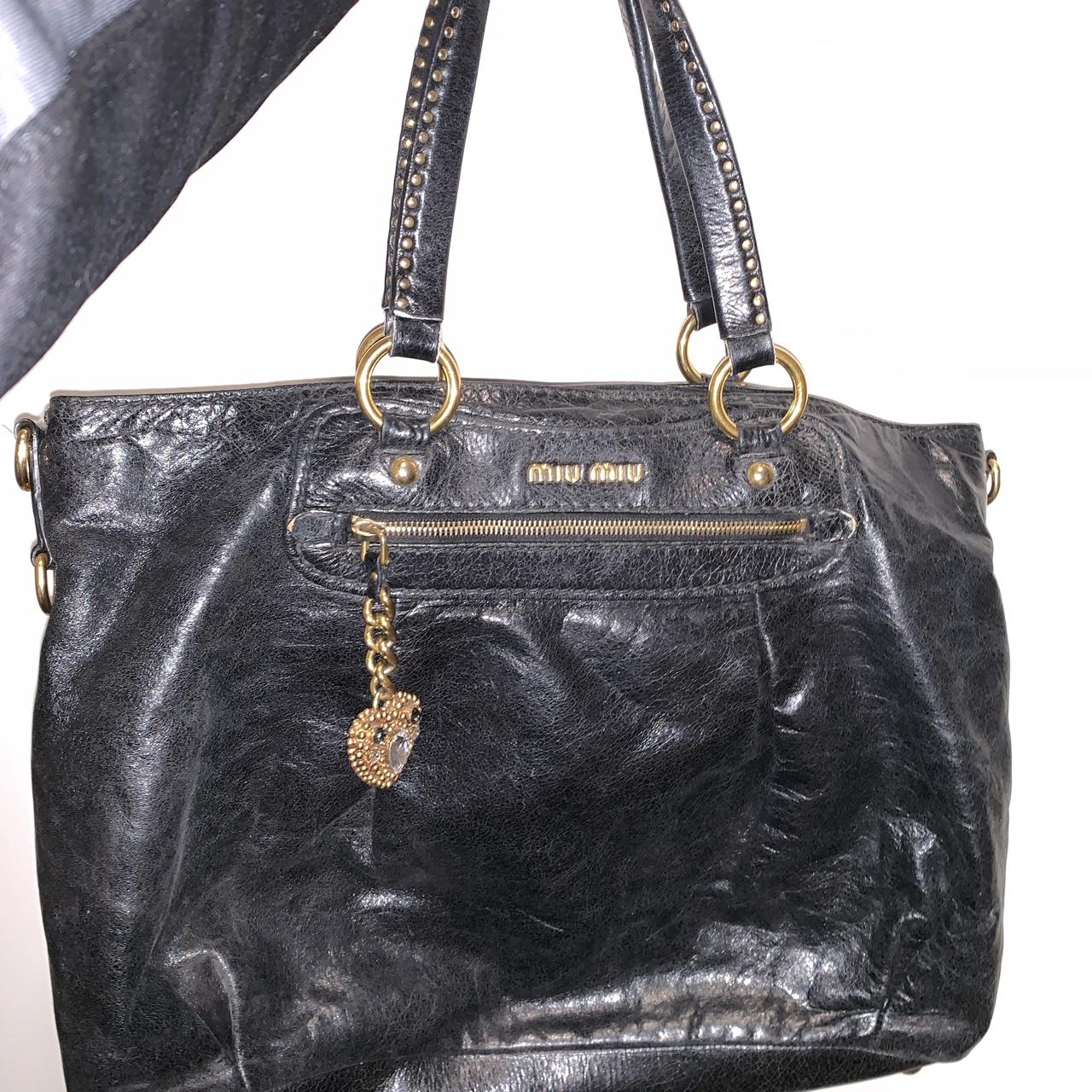 Miu Miu Black Purse Depop
