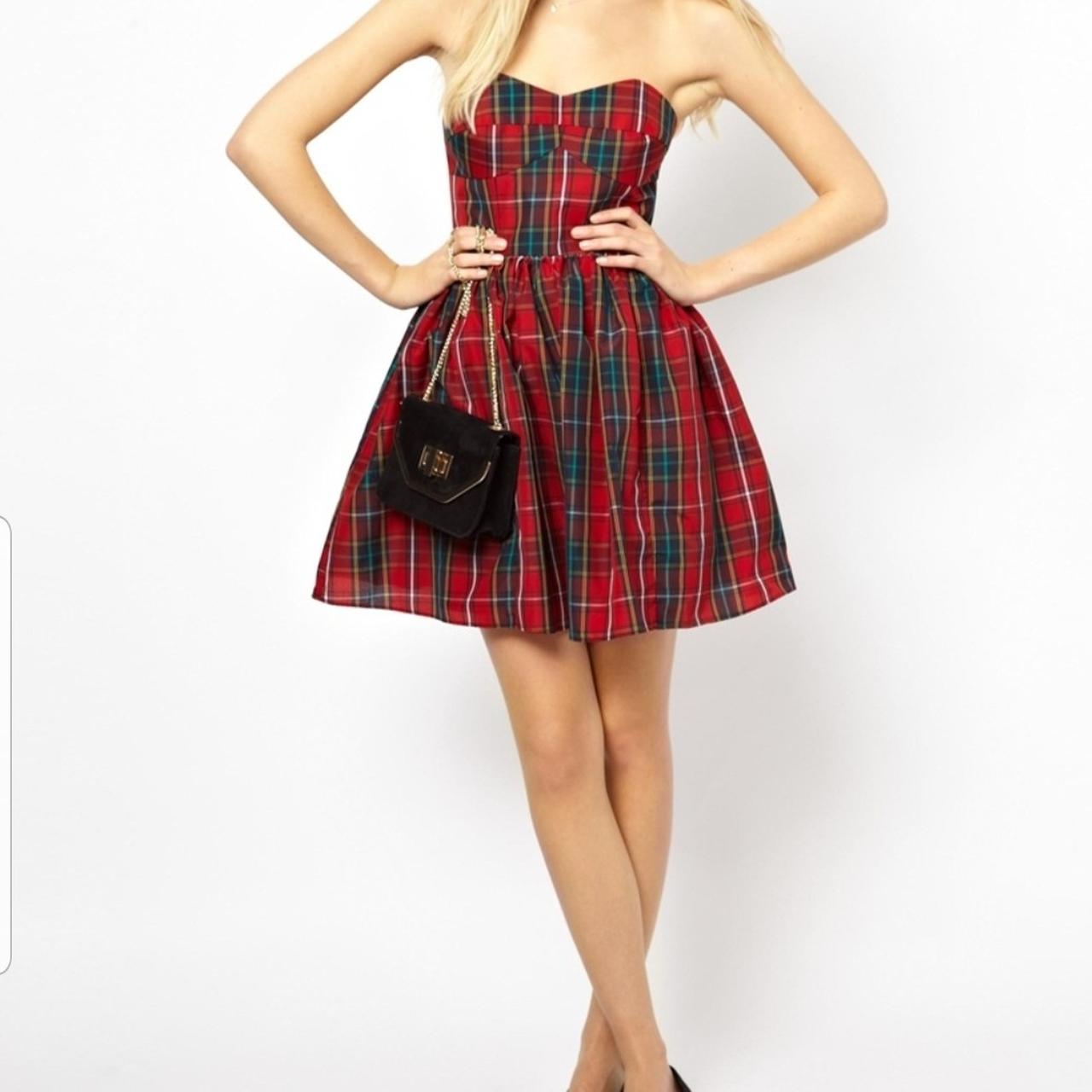 Jack wills tartan on sale dress