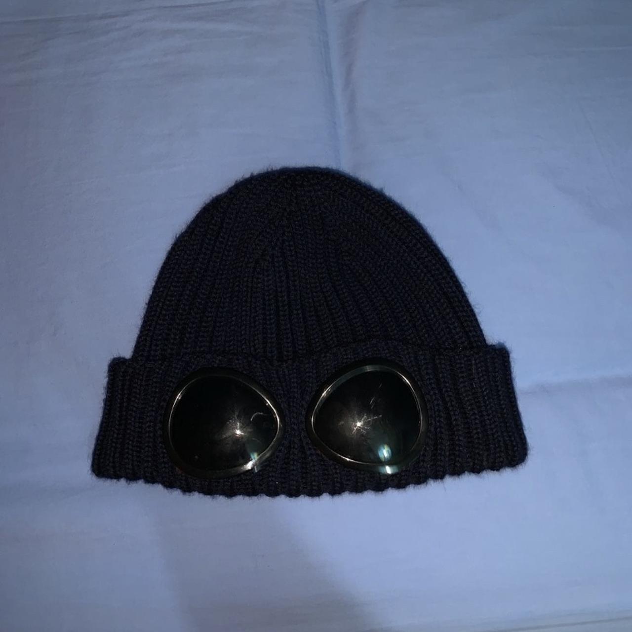 CP company beanie hat (Navy Blue). Got it from... Depop
