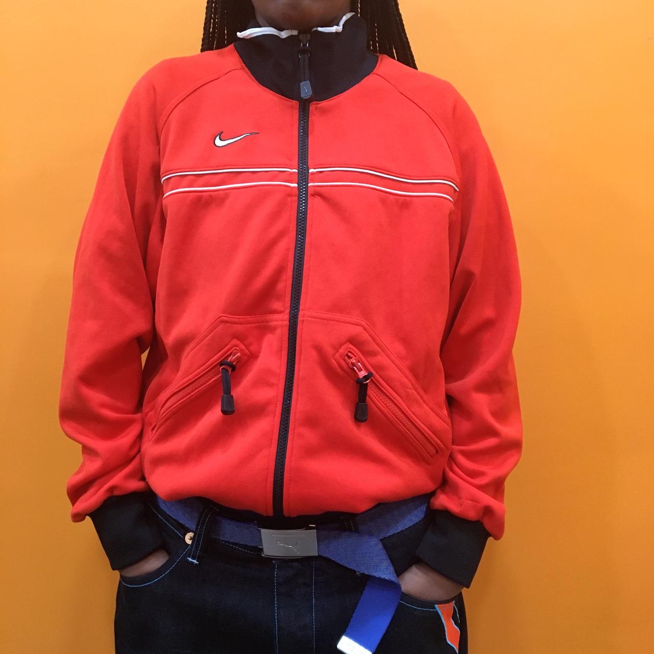 jd sports red nike tracksuit