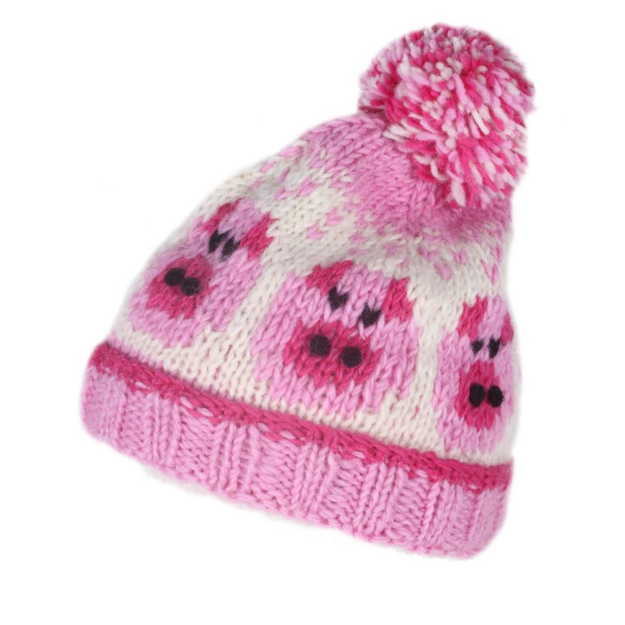 Pink and White Hat Depop