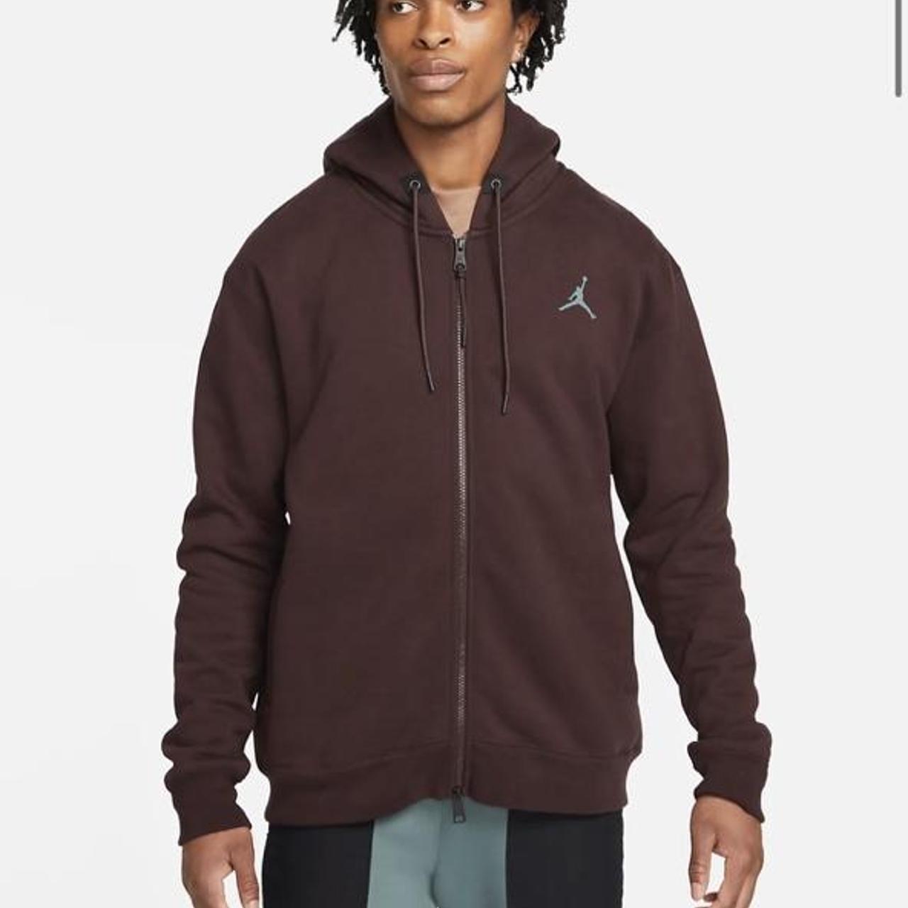 burgundy jordan hoodie