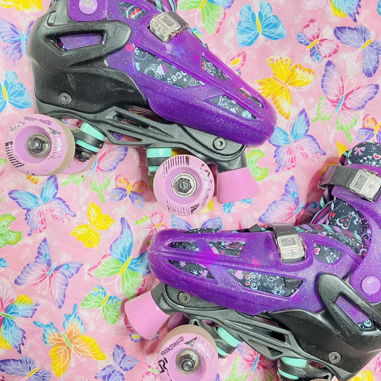 RETRO BARBIE CORE ROLLER DERBY BRAND ADJUSTABLE KIDS... Depop
