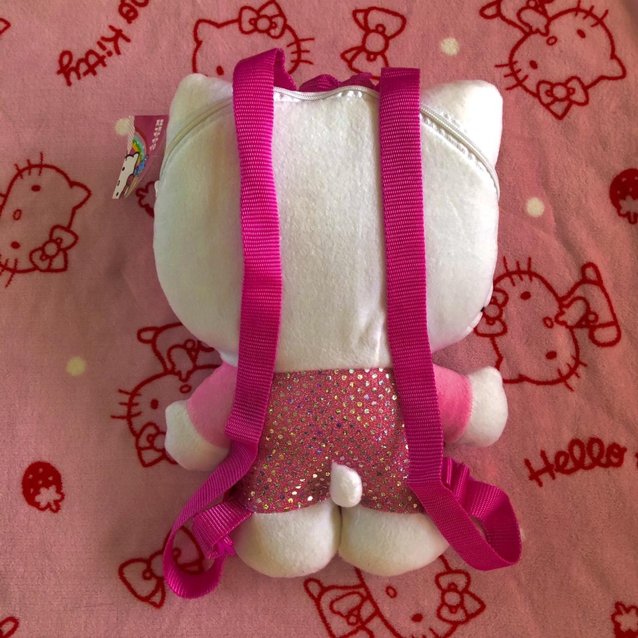 SANRIO HELLO KITTY PLUSH BACKPACK - 15” 🔳 Super - Depop in 2023