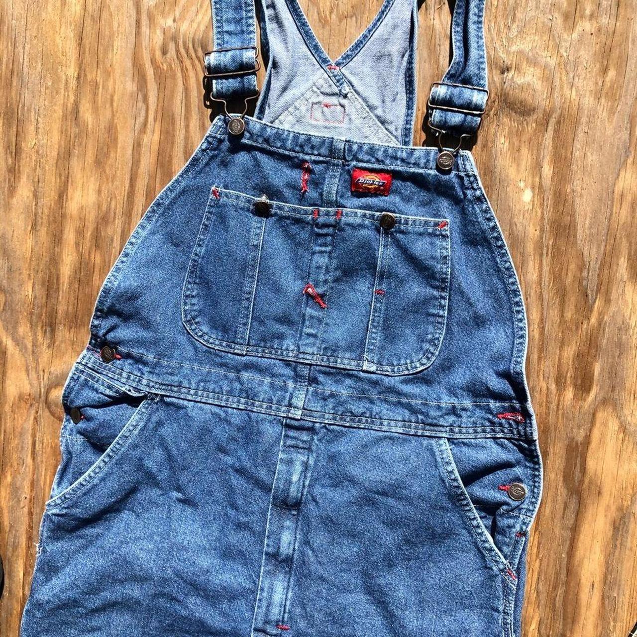 Dickies Overalls Vintage Faded Eminem Y2k Denim Blue - Depop