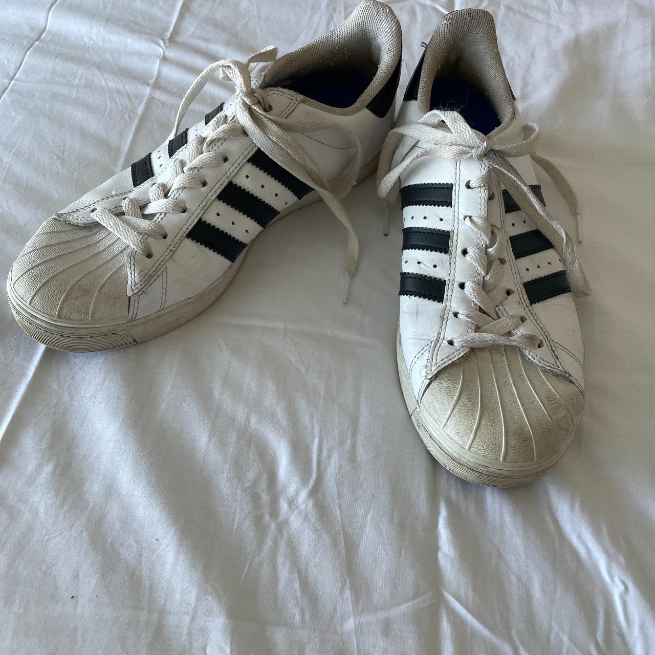 bella hadid adidas shoes white adidas originals... - Depop